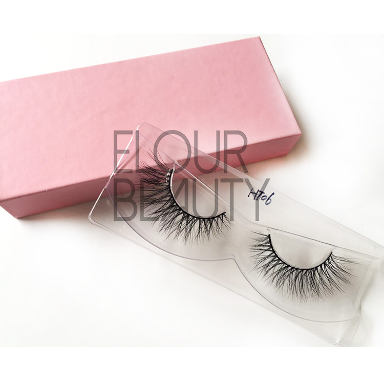 Private label makeup 3d mink kiss lashes China EJ26